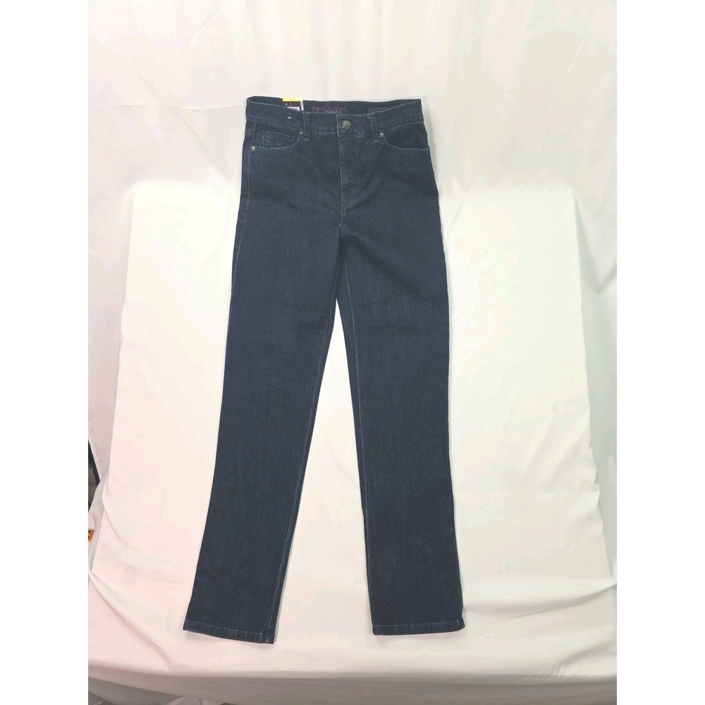 Gloria‎ Vanderbilt Amanda Jeans Womens 6 Tall Blue High Rise Tapered Stretch